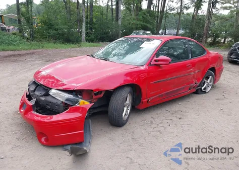 2002 Pontiac Grand Prix Gt из США, поврежденный, VIN 1G2WP12K52F139197